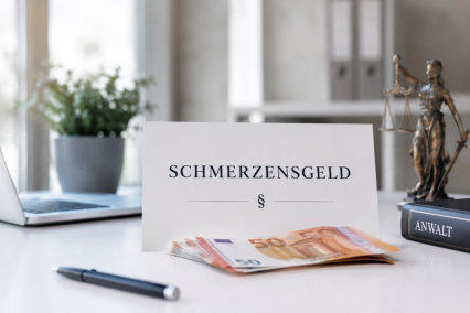 Ein Formular, Geld und ein Kugelschreiber liegen auf einem Schreibtisch