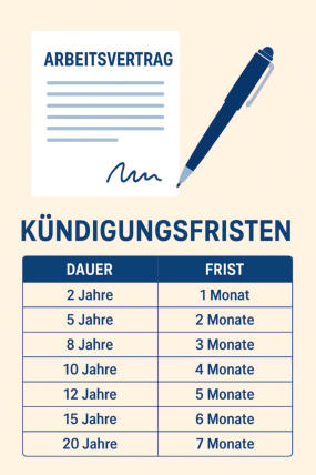 Bild, Kündigungsfristen Arbeitsvertrag