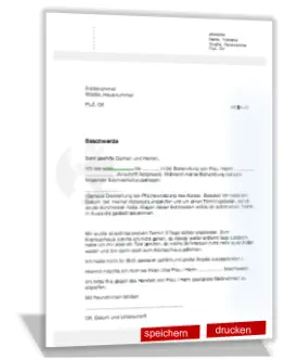 Beschwerde an die Ärztekammer- Musterschreiben