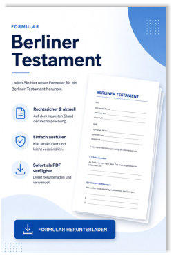 Berliner Testament Vorlage zum Download