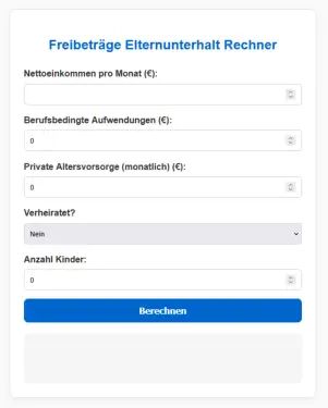 Rechner Elternunterhalt