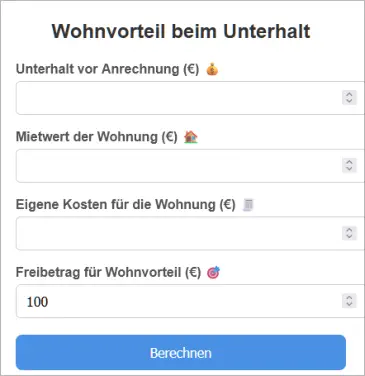 Wohnvorteil- Rechner 