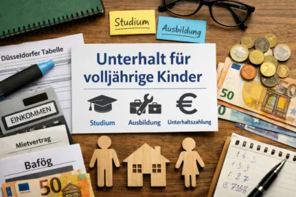 Unterhalt für volljährige Kinder