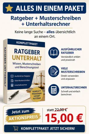 Ratgeber Unterhalt als Komplettpaket