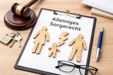 Alleiniges Sorgerecht beantragen – Darstellung von Familienkonflikt und Gerichtsverfahren ohne Gesichter