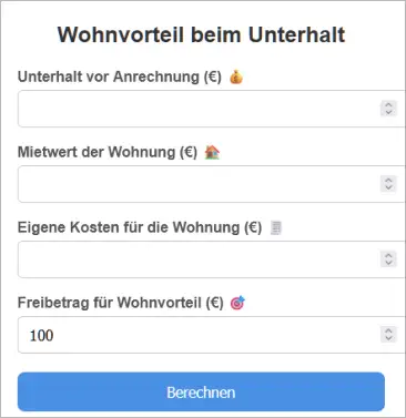 Wohnvorteil- Rechner 