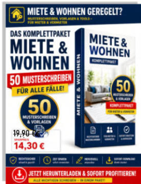 Formularpaket Miete und Wohnen