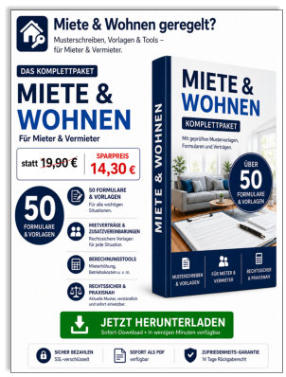Musterpaket Miete und Wohnen