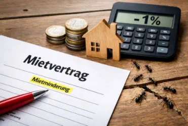 Mietminderung Ameisen Wohnung