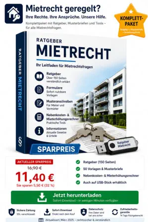 Ratgeber Mietrecht mit Formularen zum Download