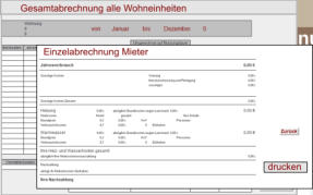 Gesamt- und Einzelabrechungen werden erstellt